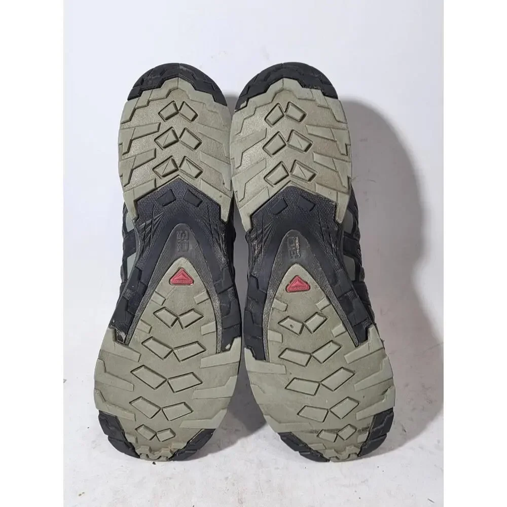 SALOMON PRO 3D sneakers shoes green hiking fitness mens sz 14 READ